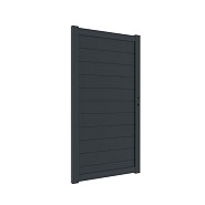 Boston alu poort 98x183cm RAL7016