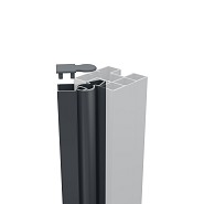 Boston alu variabel hoekprofiel voor paal RAL7016 L-200cm
