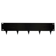 WS Stalen Borderrand Flexibel Zwart 24x106 cm