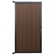Tuindeur composiet LineaFence Ipé - 90x180 cm