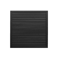 Vuren tuinscherm Hillhout Basic Excellent, 180 x 180 x 4,5 cm, zwart gespoten (RAL 9005)
