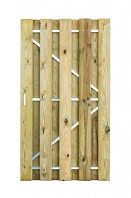 Geimpregneerde Jumbo deur met stalen frame. 100x180cm  incl. cilinderslot