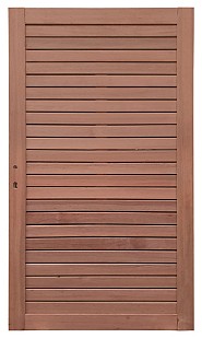 Keruing poort 26 Rhombus met slot 100x180cm incl. aanslaglat Premium FCQ