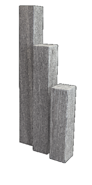 Palissade Juparana Waterjet 12x12x100 cm