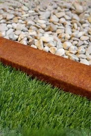 Opsluitband afdekker 6x200x6,5 cm Corten