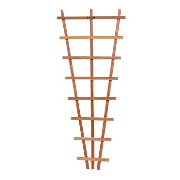 Hardhouten V-trellis 30-65 x 150 cm.