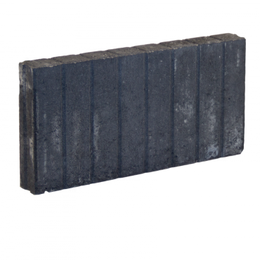 Palissadeband Zwart 8x50x50cm recht