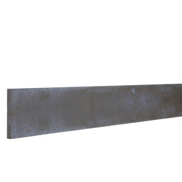 Betonplaat stampbeton 25 x 3,5 x 184 cm, antraciet.