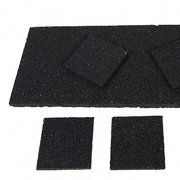 Rubber tegeldrager 10x10x1 cm