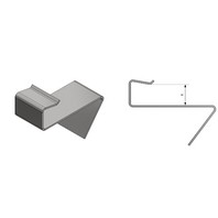 Begin/Eindklem RVS (10 mm)