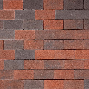 BKK 21x10,5x8 cm Rood-zwart