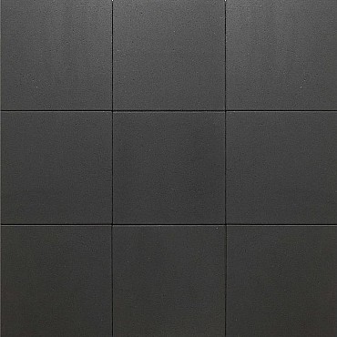Tuintegel 50x50x5 cm zwart minifacet