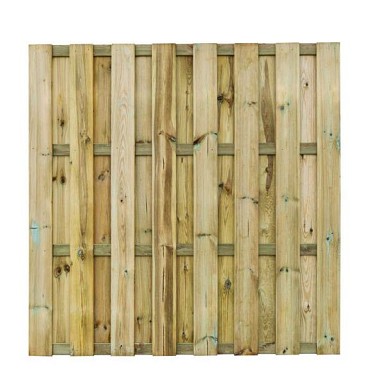 Geimp 17-planks Jumboscherm recht 180x180cm (eigen prod)