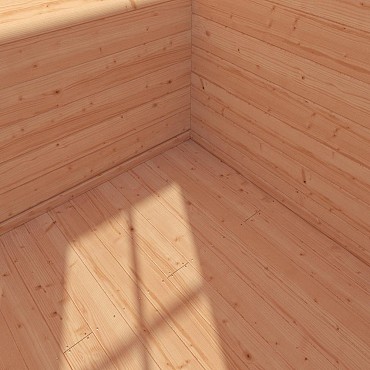 Vloerpakket Tuinhuis 1 x 3 M2 + 1 balk