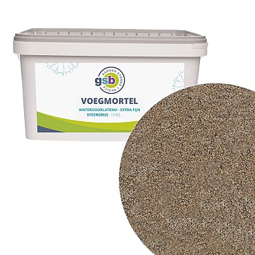 GSB Voegmortel Easy fine Steengrijs 15 kg