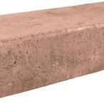 SV Oudhollandse traptrede massief 100x40x20 cm roodbruin (op bestelling)