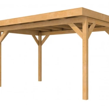 Douglasvision buitenverblijf Comfort 400 x 270 cm, kleurloos geïmpregneerd.