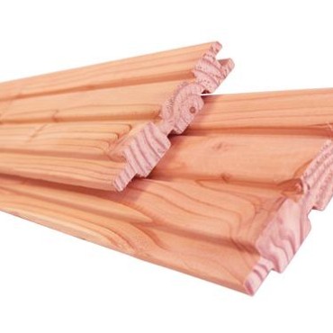 Douglas geschaafd 2-zijdig triple profielplank 2.7x14.5 cm, onbehandeld