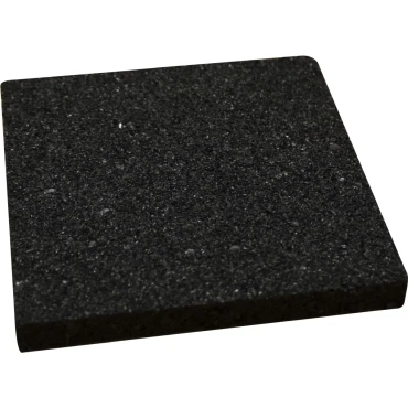 Rubber tegel 10 x 10 x 1 cm t.b.v. terrasmontagesysteem, 10 stuks.