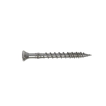 Schroef zelfborend SS304 A2 5x50mm torx +bit T25 tbv houten onderbalk, doos á 200 schroeven