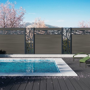 Boston Decopaneel Hera horizontaal 30x175 cm dikte 2 mm RAL7016 (1010)