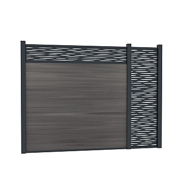 Boston Decopaneel Lamia horizontaal 30x175 cm dikte 2 mm RAL7016