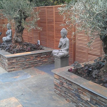 Keruing trellis 25 Louvre 90x180cm Premium FCQ