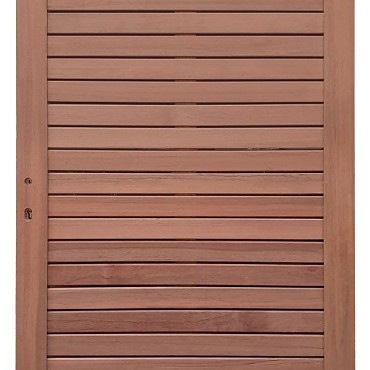 Keruing poort 26 Rhombus met slot 100x180cm incl. aanslaglat Premium FCQ