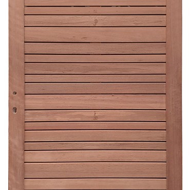 Keruing poort 27 Rhombus variabel 100x180 met slot incl. aanslaglat Premium FCQ