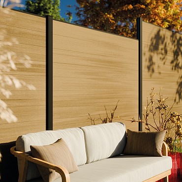 WPC Premium fence board Cedar 21x160mm (wb 150mm) L-178cm