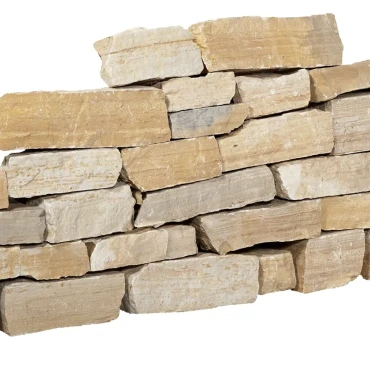 Stapelblokken Bourgogne geel 10-15 cm