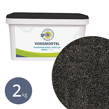 GSB Voegmortel fijn 2 kg - Basalt
