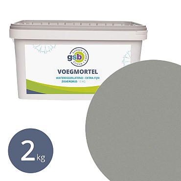 GSB Voegmortel fijn 2 kg - Zilvergrijs