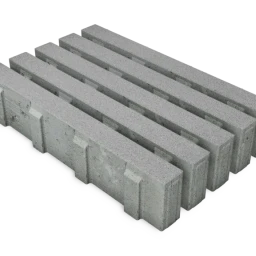 EcoSteen Stroke 60x40x12 cm Grijs