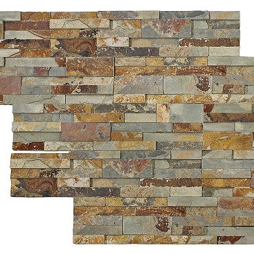 Fixwall Multicolor Slate 5 Laags 15x60 cm