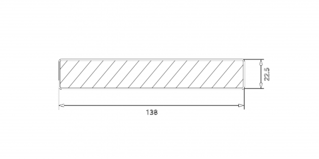 WPC 23x138x3000 mm Fiberdeck Harmony Indian Summer V2 SE  kantplank massief