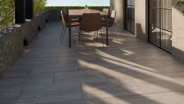 Cerasun Woodlook Grey Wash 40x80x4 cm