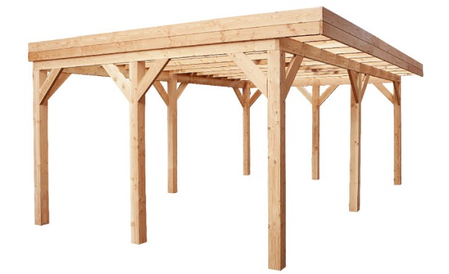 Douglasvision buitenverblijf Comfort 400 x 270 cm, onbehandeld.