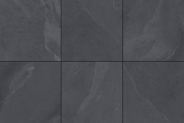 Keramische tegel Pavia Antracite Due 40x80x2 cm