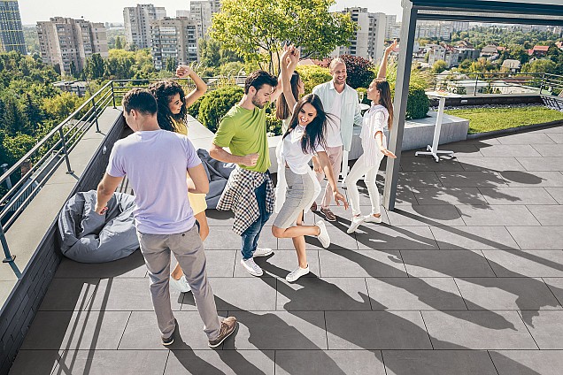 Keramische tegel Cilento Antracite Due 40x80x2 cm