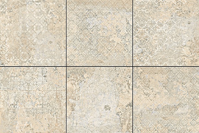 Cerasun Catania Decor Beige 60x60x4 cm
