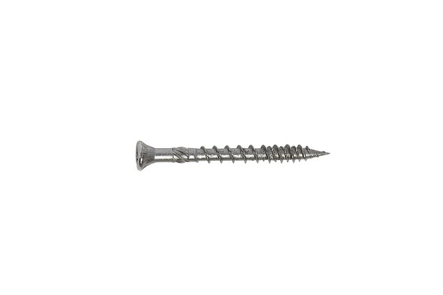 Schroef zelfborend SS304 A2 6x70mm torx +bit T30 voor houten onderbalk, doos á 100 schroeven