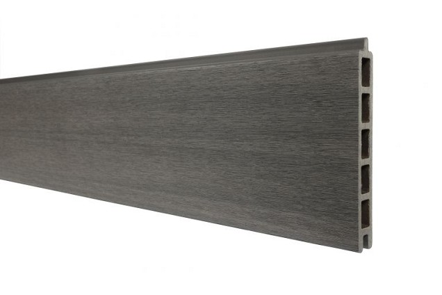 WPC Premium fence board Dark Grey 21x160mm (wb 150mm) L-178cm