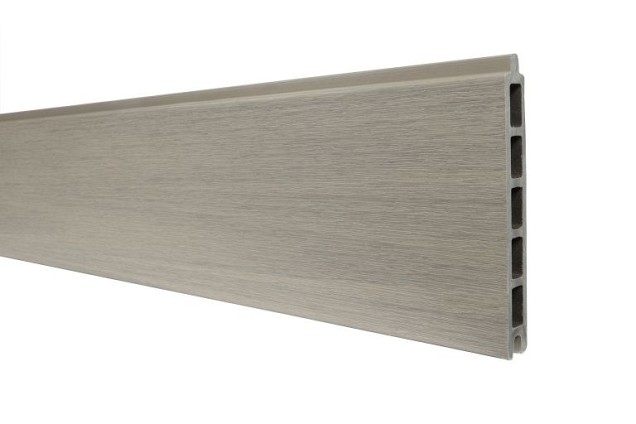 WPC Premium fence board Light Grey 21x160mm (wb 150mm) L-178cm
