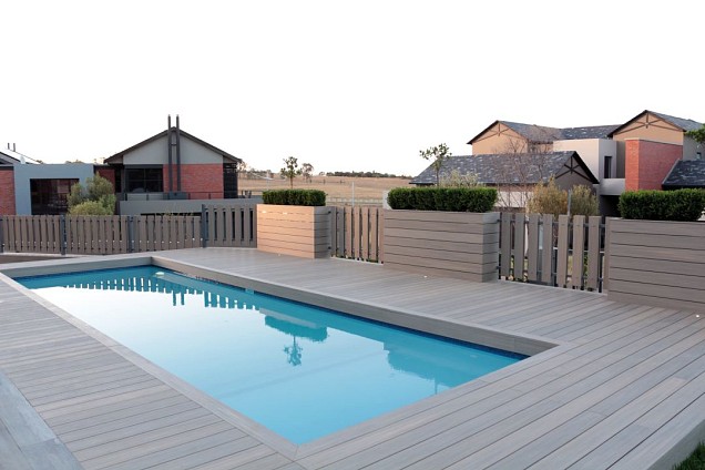 WPC 23x138x4000 mm Fiberdeck Premium RHK Light Grey