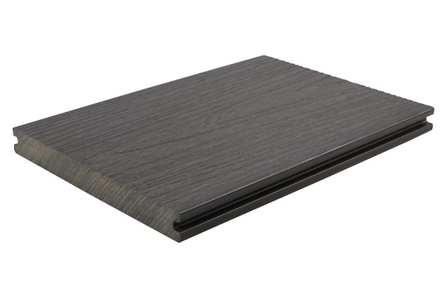 WPC 23x210x4000 mm Fiberdeck Premium massief Dark Grey