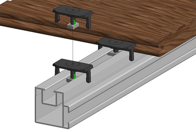 Aslon terras klem (per 100 stuks)