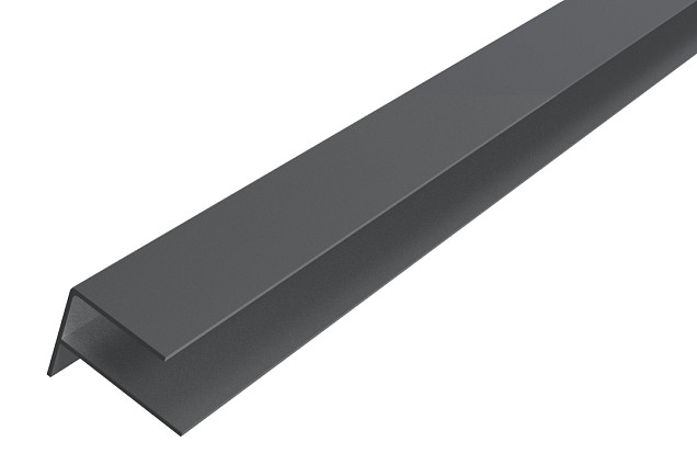 Alu WEO Essential Gardenwall F-profiel Dark Grey 35x45mm L-300 cm RAL7022