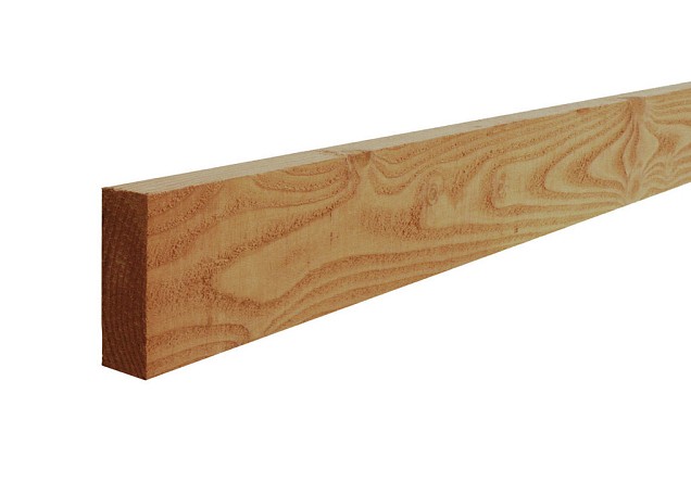 Douglas ruwe balk 7,5x17,5 cm groen geïmpregneerd