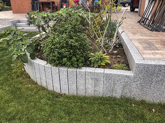 Palissade G603 grijs Piazzo 12x12x150 cm